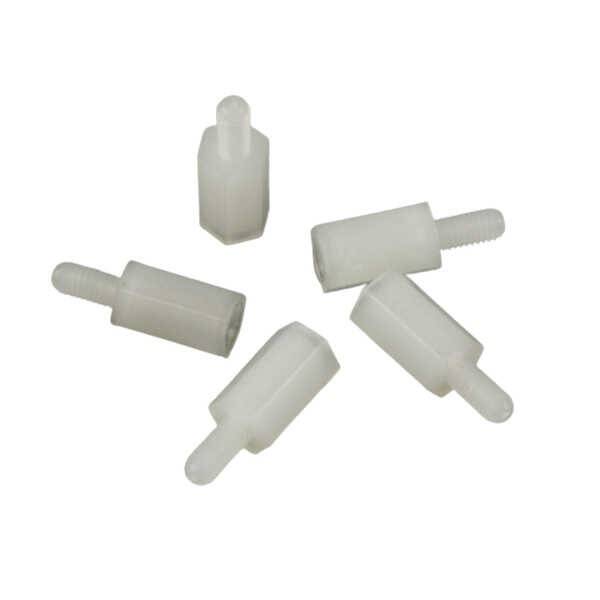 M3x15mm Plastik Yükseltme Parçası Dişi-Erkek - 10 Adet - 2