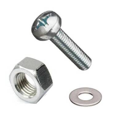 M3x16 YSB Vida Somun ve Pul Seti - 10'lu Paket - 1 data-big=
