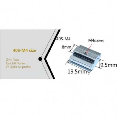 M4/40 T Kanal Somun - 3 data-big=