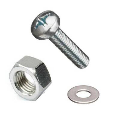 M5x12 YSB Vida Somun ve Pul Seti - 10'lu Paket - 1 data-big=