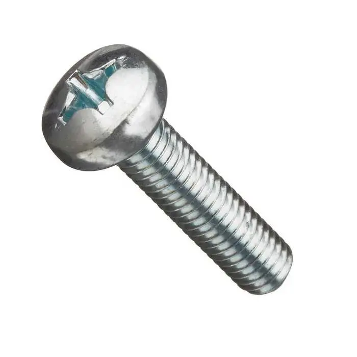 M6x15 YSB Galvaniz(Beyaz) Vida - 10 Adet - 1