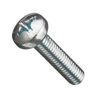 M6x8 YSB Galvaniz(Beyaz) Vida - 10 Adet - 1 data-big=