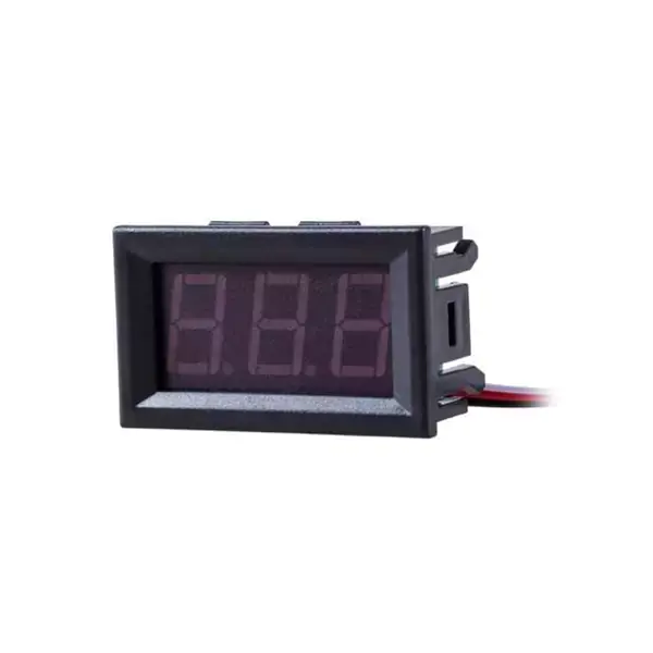 Mini Dijital Voltmetre DC 0-100V - Mavi - 2