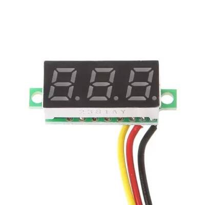 Mini Voltmetre 0-100V - Kırmızı - 2 data-big=