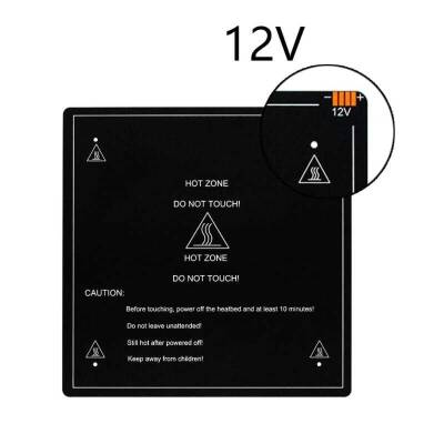 MK3 Isıtıcı Tabla- 12V/220W - 310x310mm - 1 data-big=