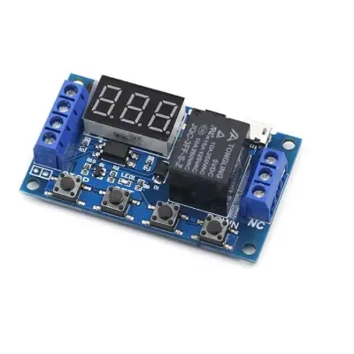 Çok Fonksiyonlu Zaman Ayarlı Tekli Röle Kartı 6-30V/USB(5V) - 1 data-big=
