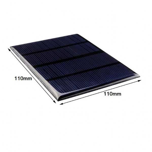Güneş Paneli - Pili - Monokristal Güneş Pili-12V/150mA-110x110mm