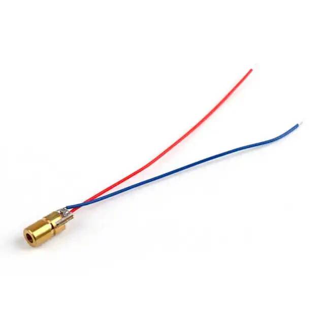 Nokta Kafalı Kırmızı Lazer Bakır 6mm 650nm 5mW - 2