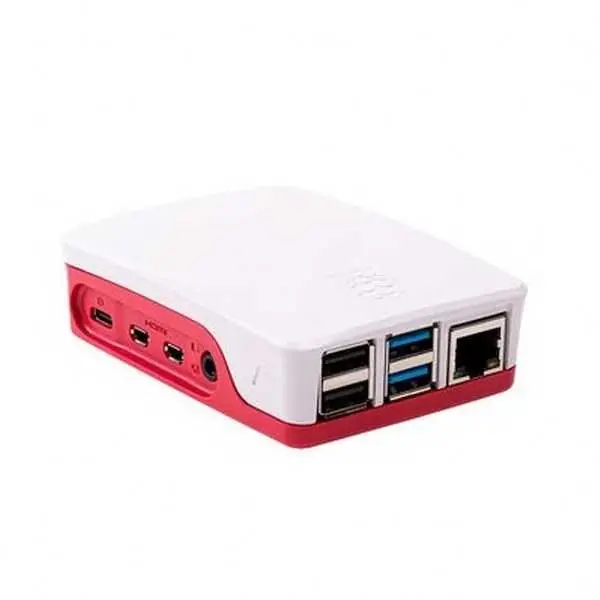 Orjinal Raspberry Pi 4 Kırmızı/Beyaz Muhafaza Kutusu - 2