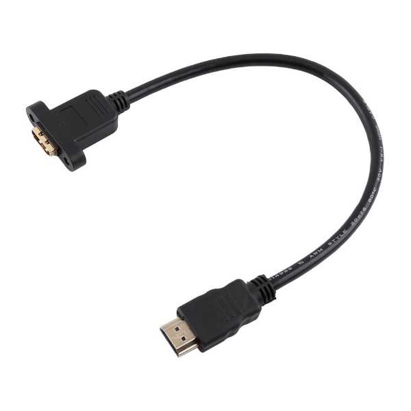 HDMI Kablo - Panel Montajlı HDMI Uzatma Kablosu 30CM
