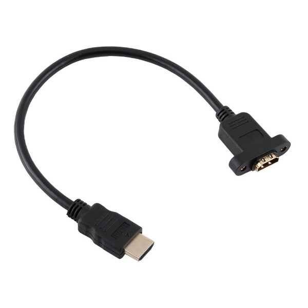 Panel Montajlı HDMI Uzatma Kablosu 30CM - 1