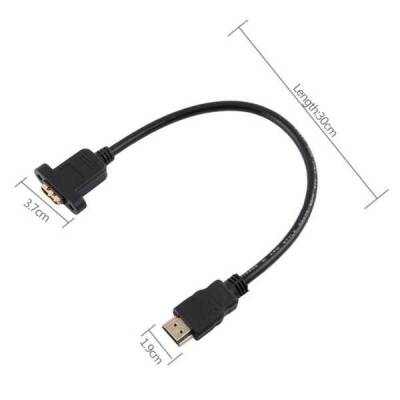 Panel Montajlı HDMI Uzatma Kablosu 30CM - 2 data-big=