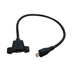 Panel Montajlı Micro USB Uzatma Kablosu - Thumbnail