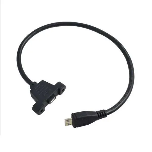 Panel Montajlı Micro USB Uzatma Kablosu - 1