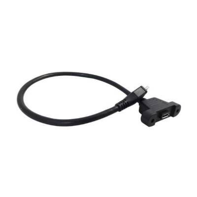 Panel Montajlı Micro USB Uzatma Kablosu - 3 data-big=
