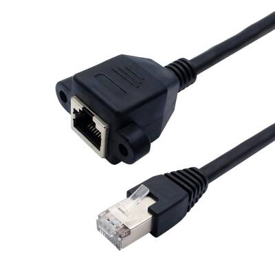 Panel Montajlı RJ45 Ethernet Uzatma Kablosu - 1 Metre - 2 data-big=