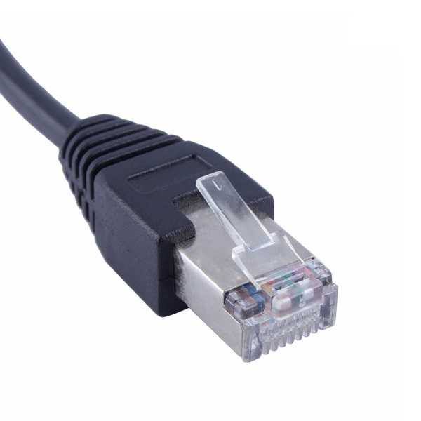 Ethernet Kablo - Panel Montajlı RJ45 Ethernet Uzatma Kablosu