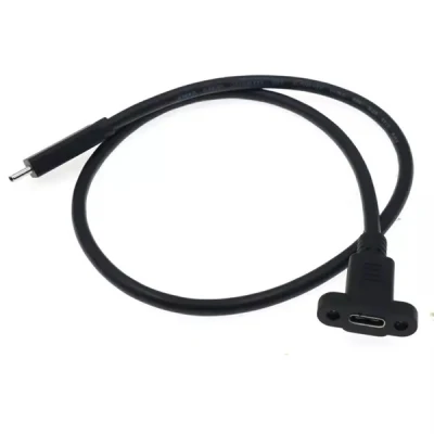 Panel Montajlı Type C USB Uzatma Kablosu - 30cm - 2 data-big=