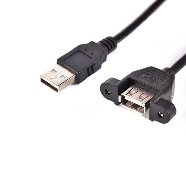 USB Kablo - Panel Montajlı USB A Uzatma Kablosu - 1.5m