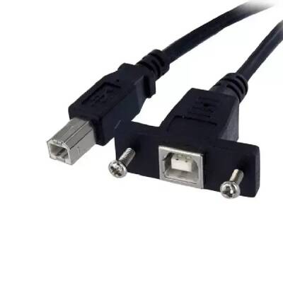 Panel Montajlı USB B Uzatma Kablosu - 2 data-big=