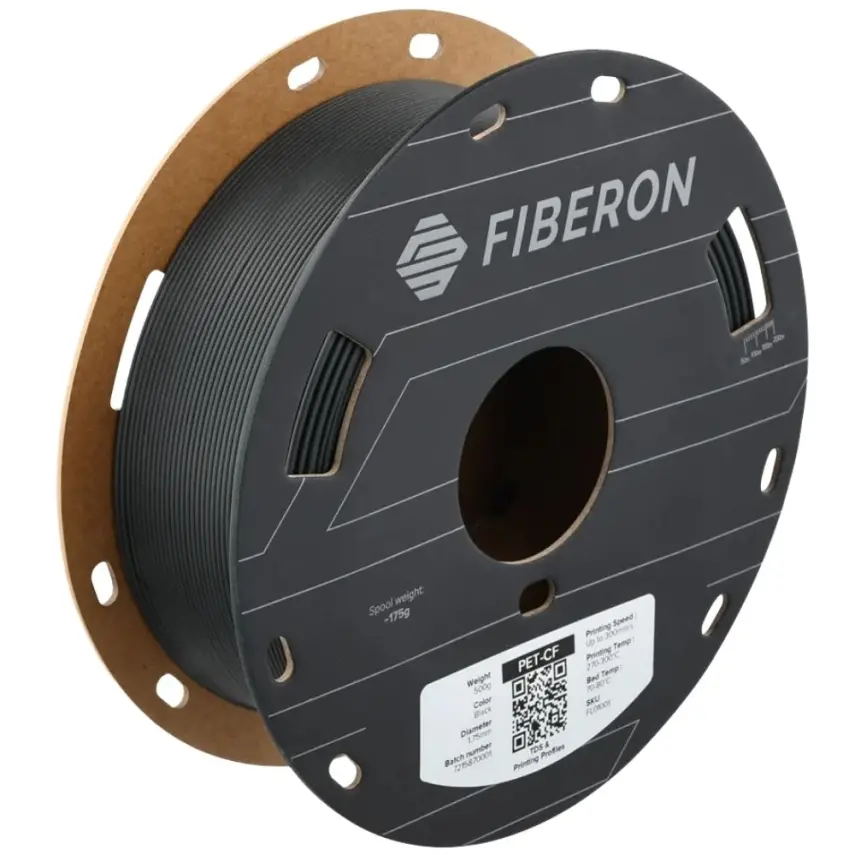 Polymaker Fiberon PET-CF17 Filament Siyah - 1