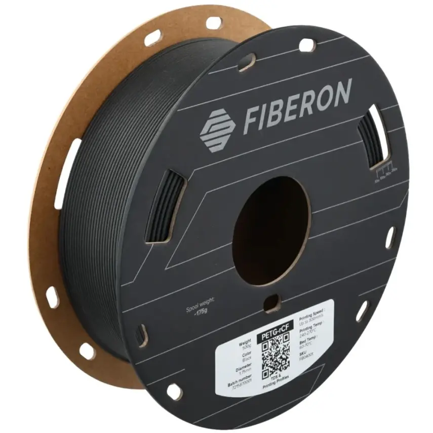 Polymaker Fiberon PETG-rCF08 Filament Siyah - 1