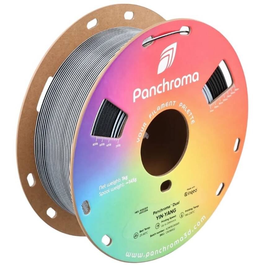 Polymaker Panchroma Dual Special PLA Filament Yin-Yang - 1