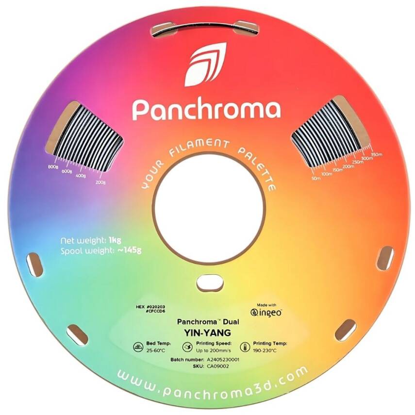 Polymaker Panchroma Dual Special PLA Filament Yin-Yang - 4