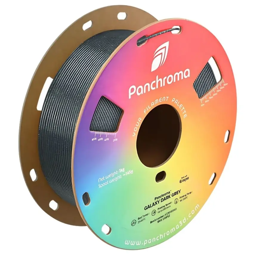 Polymaker Panchroma Galaxy PLA Filament Koyu Gri - 1