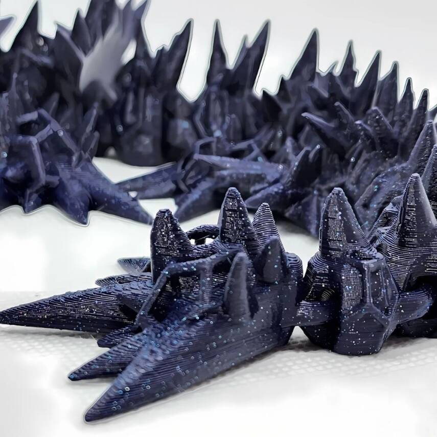 Polymaker Panchroma Galaxy PLA Filament Koyu Mavi - 4