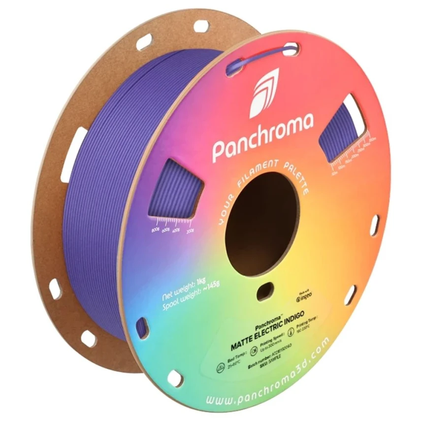 Polymaker Panchroma Matte PLA Filament Electric Indigo - 1
