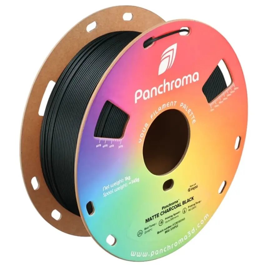 Polymaker Panchroma Matte PLA Filament Kömür Siyah - 1
