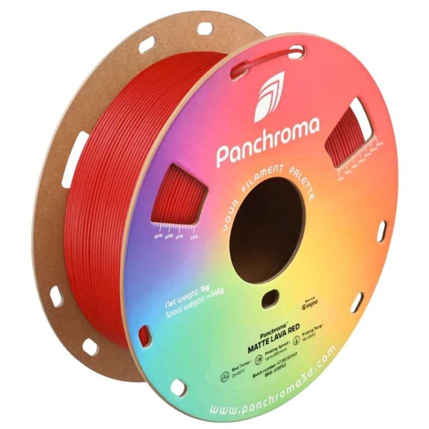 Polymaker Panchroma Matte PLA Filament Lav Kırmızı - 1
