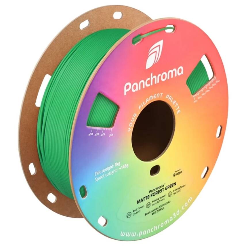 Polymaker Panchroma Matte PLA Filament Orman Yeşili - 1