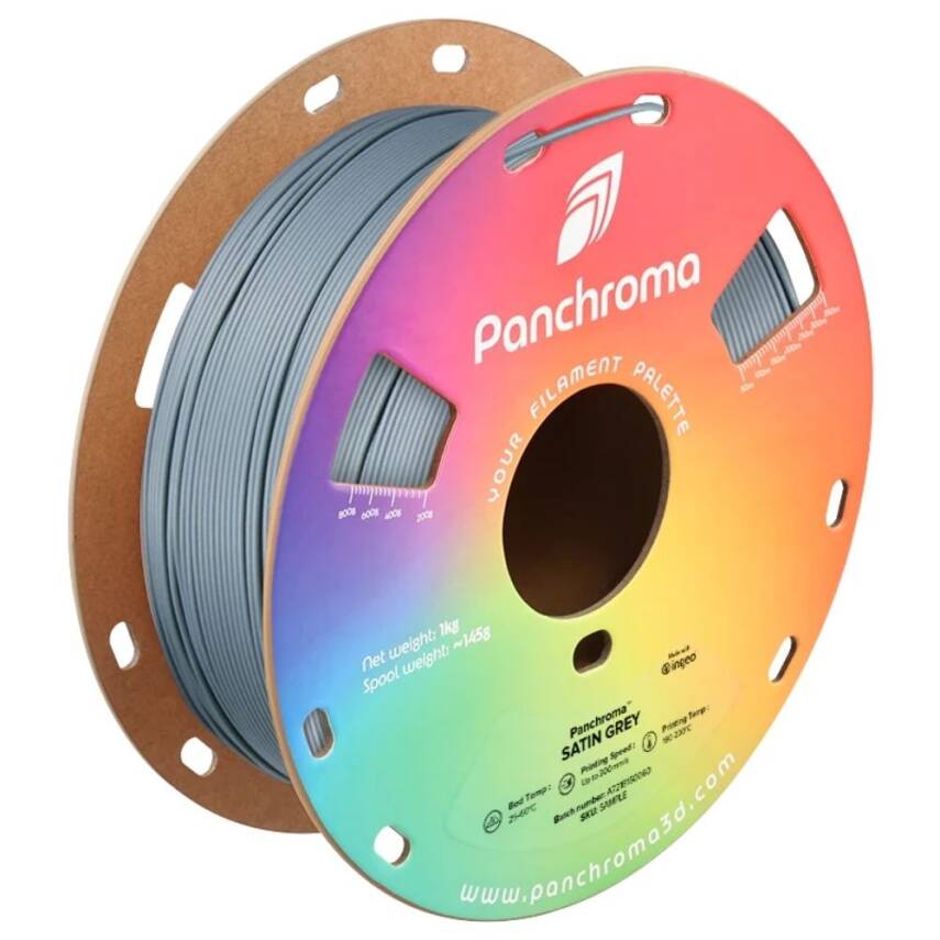Polymaker Panchroma Satin PLA Filament Gri - 1