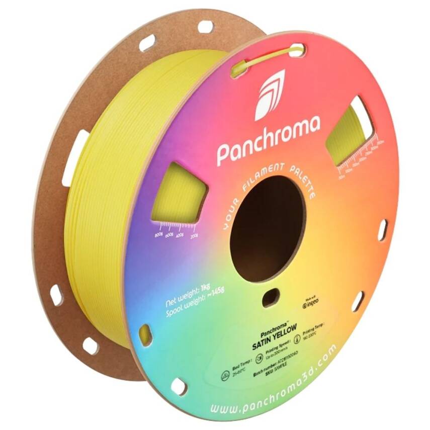 Polymaker Panchroma Satin PLA Filament Sarı - 1