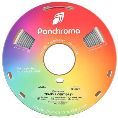 Polymaker Panchroma Transparan PLA Filament Gri - 2 data-big=