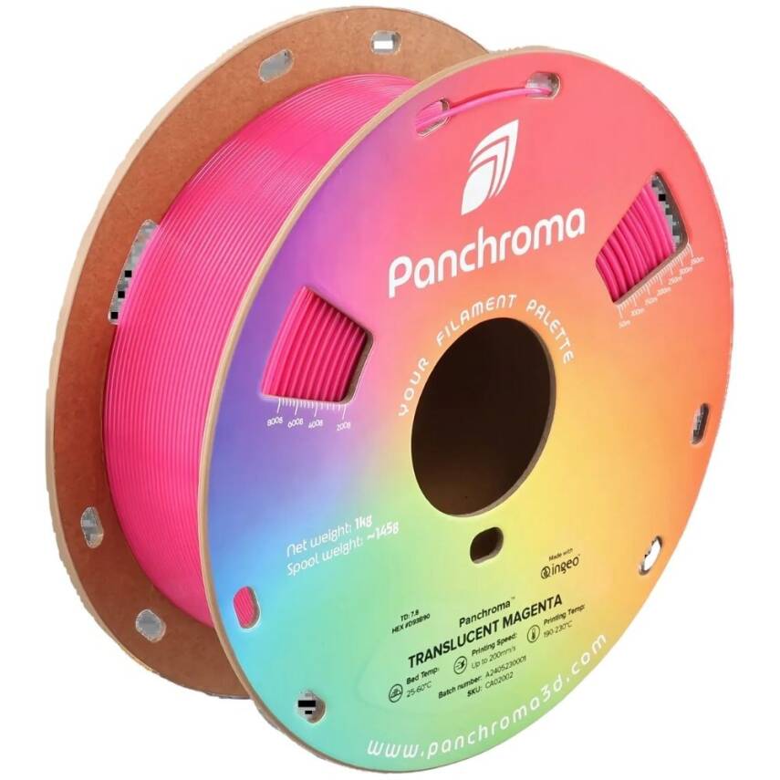 Polymaker Panchroma Transparan PLA Filament Magenta - 1