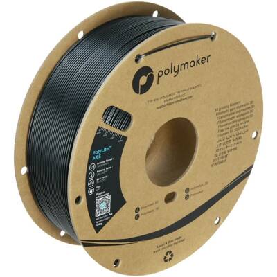 Polymaker PolyLite ABS Filament Siyah - 1 data-big=