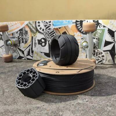Polymaker PolyLite PLA-CF Filament Siyah - 4 data-big=