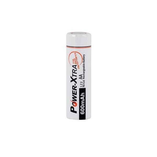 Power-Xtra 1.2V Ni-Cd AA 600mAh Şarjlı Kalem Pil - Başsız - 1