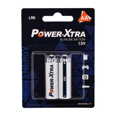 Power-Xtra 1.5V LR6 AA Alkalin Pil 2'li - 1