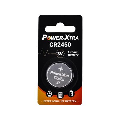 Power-Xtra CR2450 3V Lityum Düğme Pil - 1