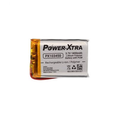 Power-Xtra PX103450 1S 3.7V 1800 mAh Li-Po Pil - Devreli - 1