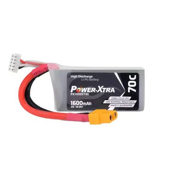 Power-Xtra PX1600XT4S 4S1P 14.8V 1600 mAh Li-Po Pil - 70C - 1