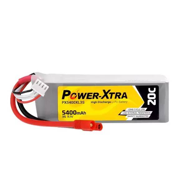 Power-Xtra PX5400XL3S 3S2P 11.1V 5400 mAh Li-Po Pil - 20C - 1