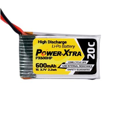 Power-Xtra PX600HP 1S 3.7V 600 mAh(20C) Li-Po Pil - 1