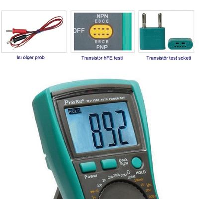 Proskit MT-1280 Dijital Multimetre - 3
