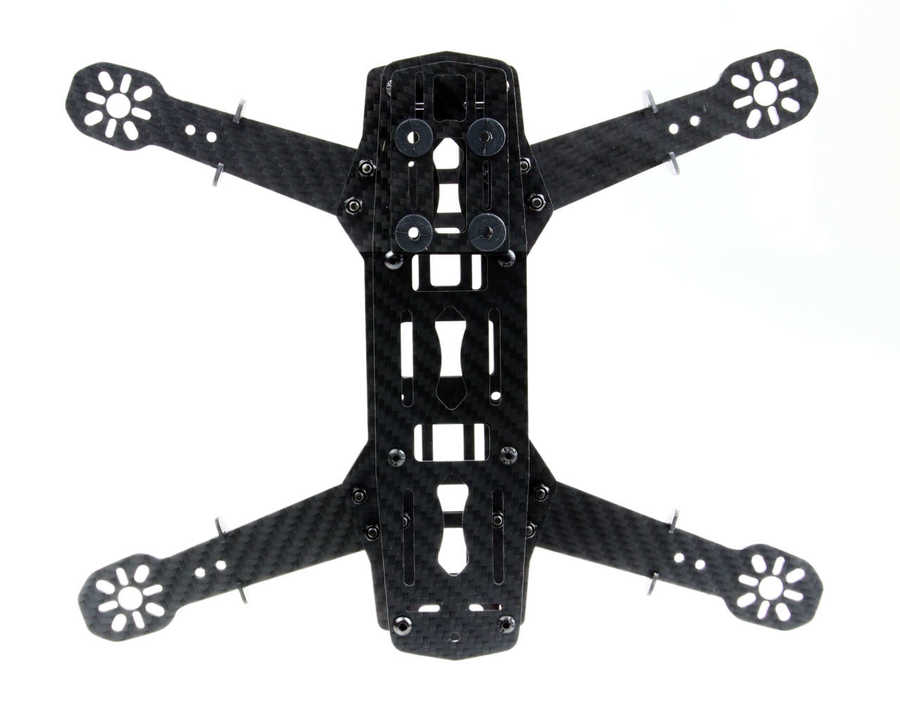 Drone Bileşen ve Yedek Parçaları - QAV250 Full Carbon Fiber 250mm Quadcopter Drone Gövdesi ZMR250