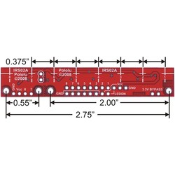 QTR-8A Çizgi Sensörü (Analog) - Thumbnail